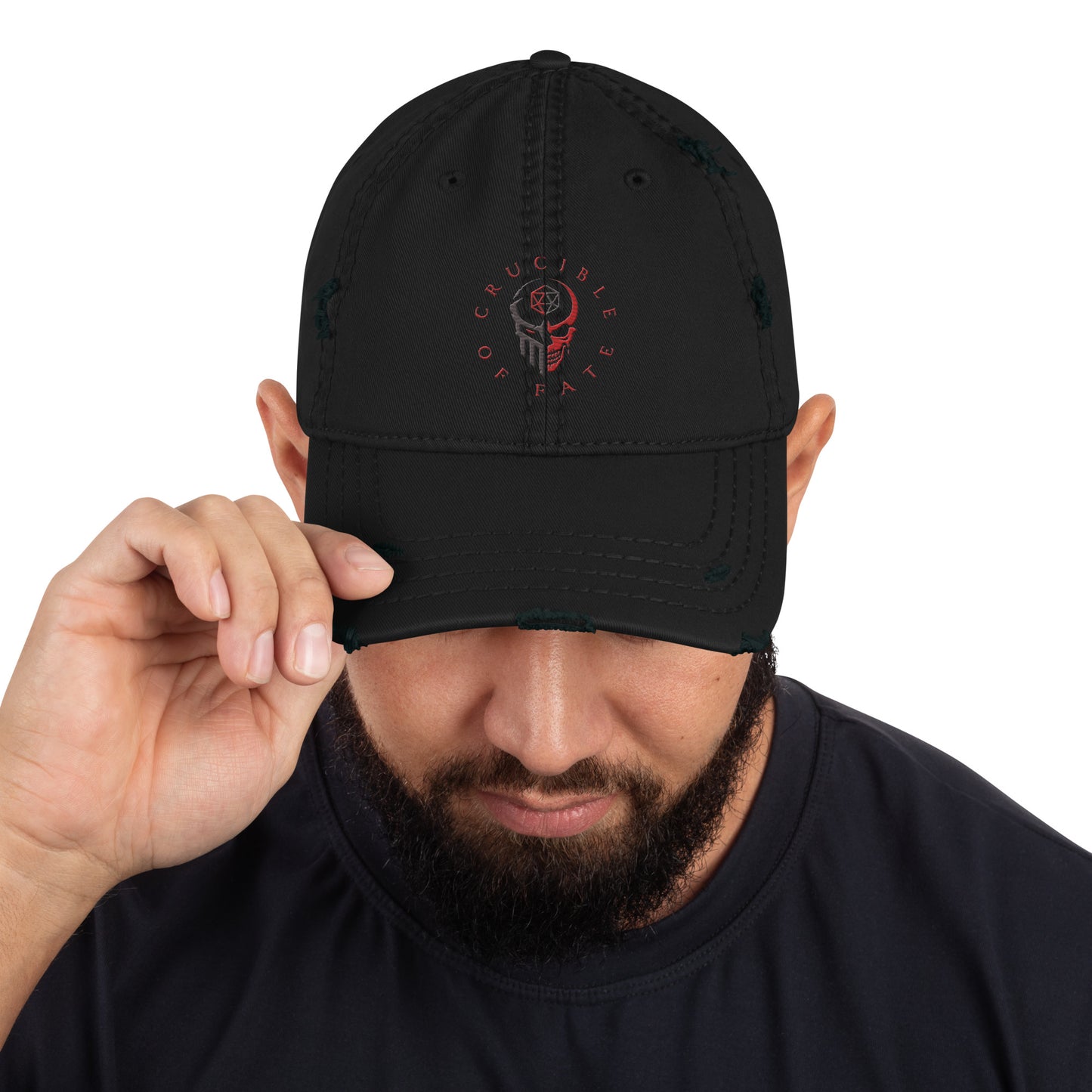 Distressed Dad Hat (CoF logo - Check all images for actual embroidered logo appearance)