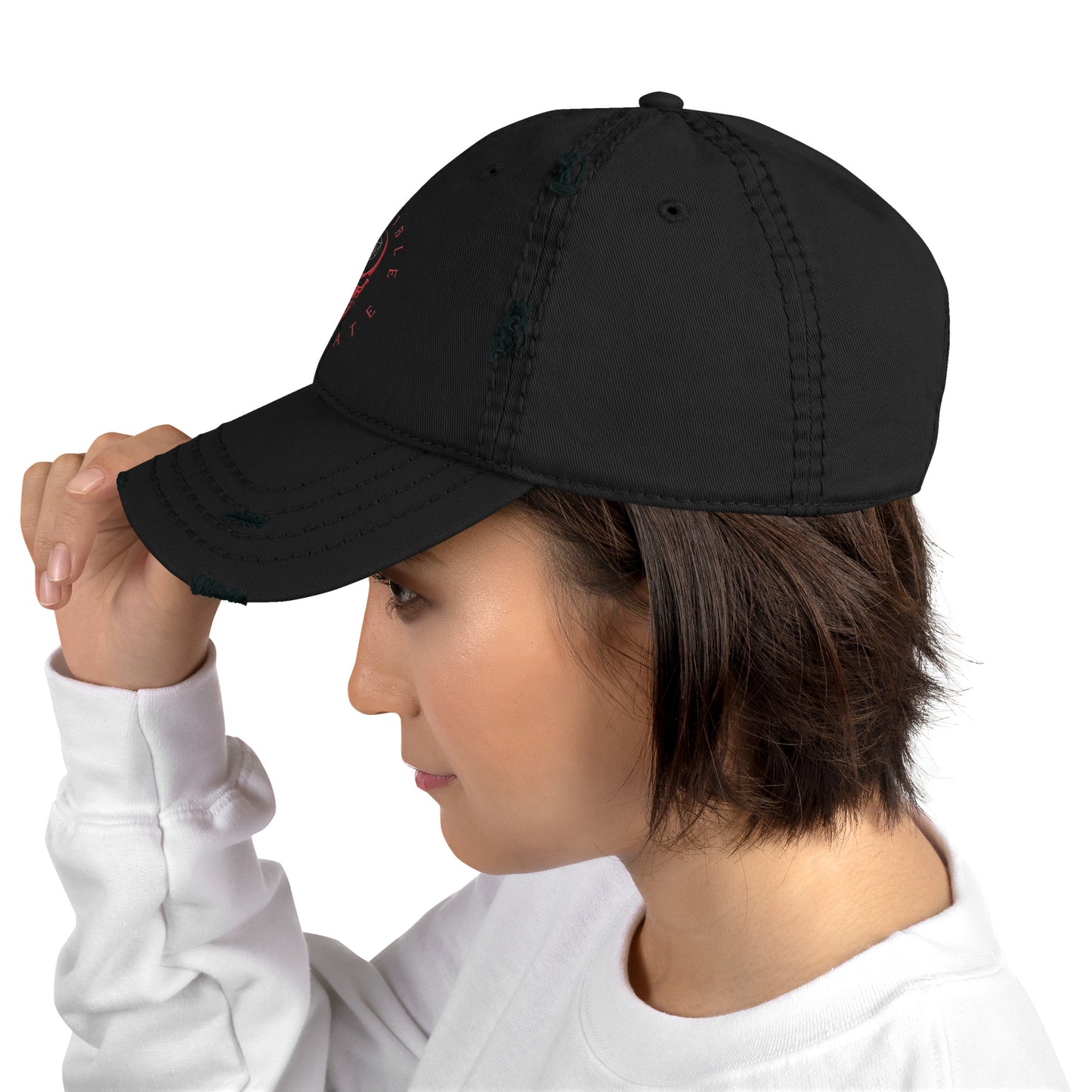 Distressed Dad Hat (CoF logo - Check all images for actual embroidered logo appearance)