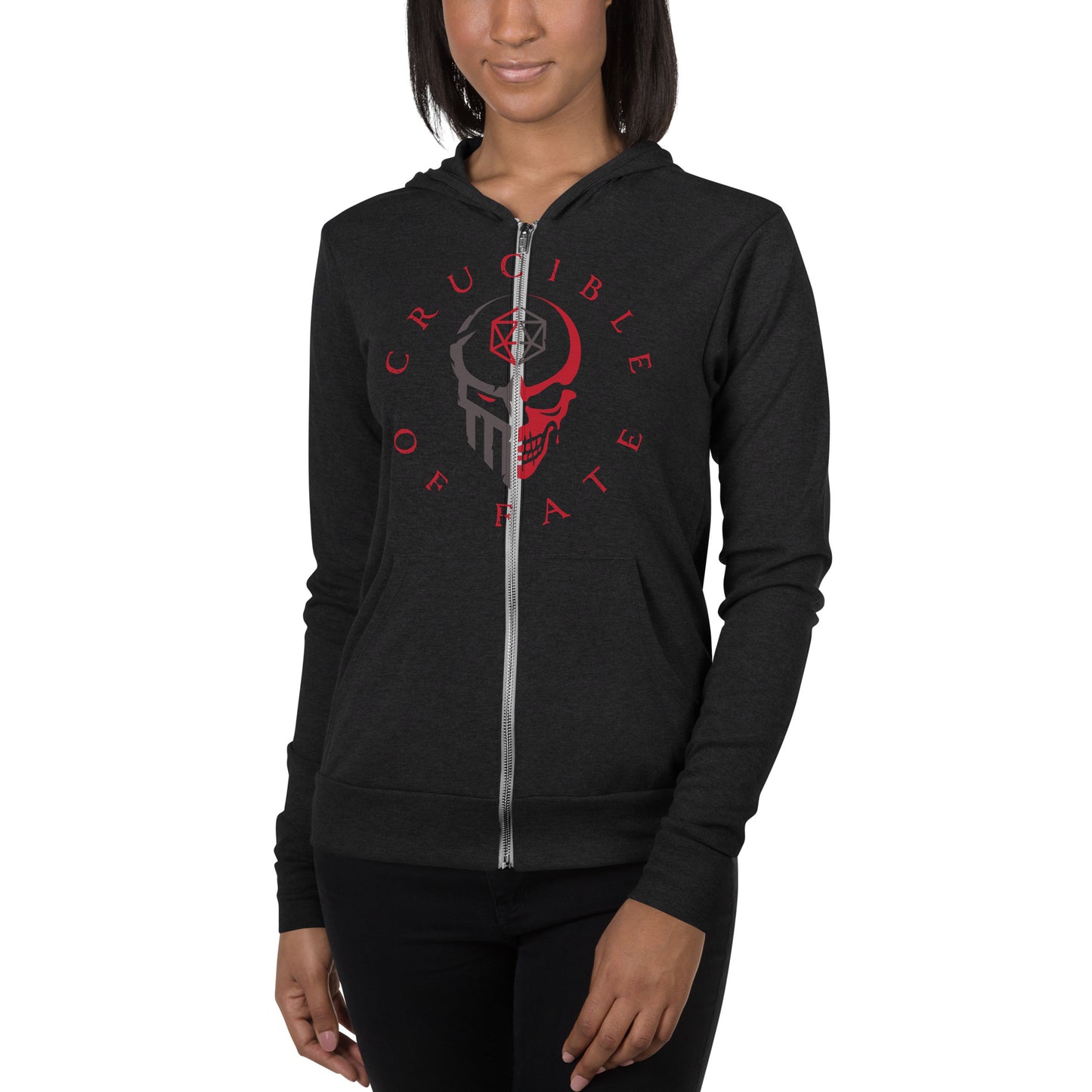 Unisex zip hoodie (Large CoF logo)